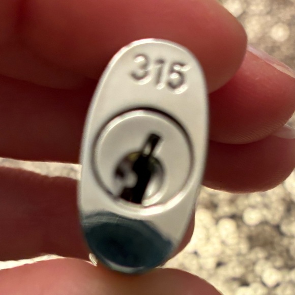 Louis Vuitton Silver Tone No. 315 Padlock NEW Purse Charm - Picture 3 of 3